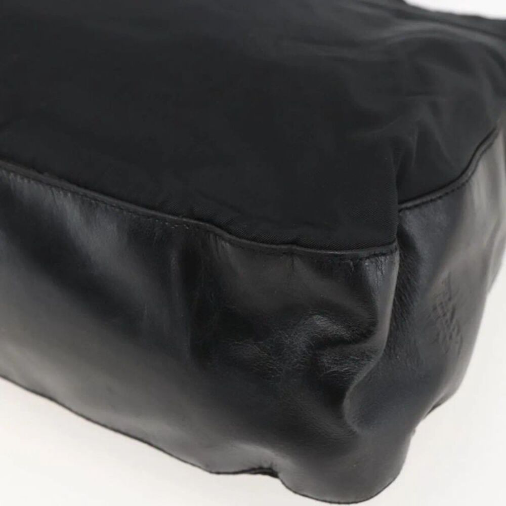 Prada Chain Tessuto Black Nylon Shoulder Bag Bag - Picture 12 of 16